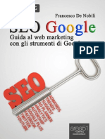 SEO Google. Guida Al Web Marketing Con G - de Nobili, Francesco