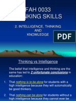 l2 - Inteligence, Thinking and Knowledge