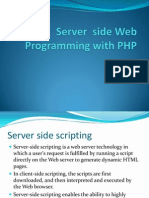 Note - 01 - Server Side Web Programming With PHP