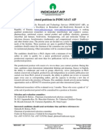 Postdoctoral Positions INDICASAT