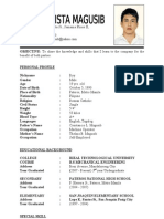 Roy Magusib (Resume)