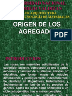 Origen Agregados