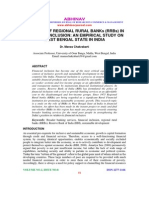 The Role of Regional Rural Banks (RRBS) in Financial Inclusion: An Empirical Study On West Bengal State in India