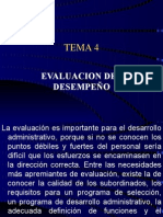 Evaluacion Del Desempeño