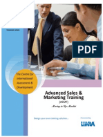 Advanced Sales & Marketing Training: The Centre For International Asessment & Development