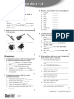 Got It Level 1 Review Tests 1-2