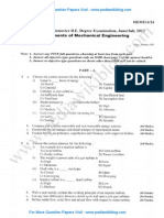 Elements of Mechanical Engineering June 2013 (2010)