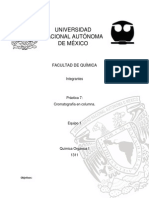 Práctica 7 Cromatografía en Columna