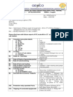 Failure Reports of Equipment - 66 KV ITC Make CT at 220 KV Khanpur Sub Station