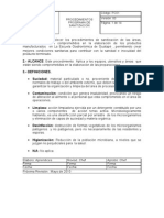 Procedimiento de Sanitización X Areas Borrador