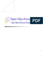 Chapter 4 Macro Processors: - Basic Macro Processor Functions