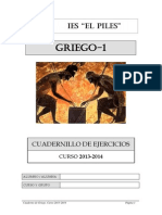 Cuadernillo Griego Excelente 2014