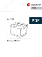 Tally Genicom 8008 Userguide Eng