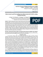 Short-Term Load Forecasting of An Interconnected Grid by Using Neural Network