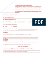 Leitura e Interpretação Ditongo - Enc Cons - Silaba Tonica 5º Ano