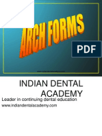 Arch Forms 1-Ortho / Orthodontic Courses by Indian Dental Academy