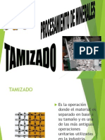 Procesamiento de Minerales - Tamizado