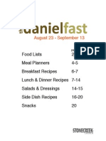 Daniel Fast Food List