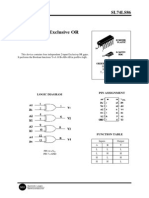 Quad 2-Input Exclusive OR Gate: SL74LS86