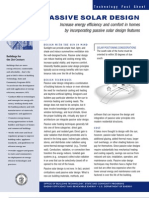 Passive Solar Design: Increase Energy Efficiency and Comfort in Homes by Incorporating Passive Solar Design Features