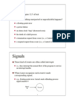 Signals: Based On Chapter 12.5 of Text What If Something Unexpected or Unpredictable Happens?