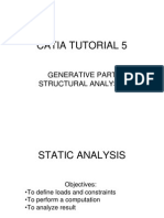 Catia Tutorial 5: Generative Part Structural Analysis