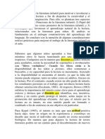 Actitud de La Docente y Padres en La Literatura Infantil