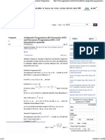 Arithmetic Progression (AP) Geometric (GP) and Harmonic Progression (HP) - CAT Quantitative Aptitude