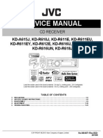 JVC Kd-A615 r610 r611 612 r616 r618 Ma467 SM