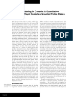 Money Laundering in Canada: A Quantitative Analysis of Royal Canadian Mounted Police Cases