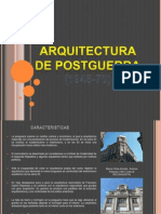 Arquitectura de La Post Guerra