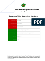 PR-1000 - Operations Handover Procedure