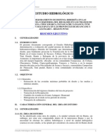 Estudio Hidrologico para Defensa Ribereña Del Río Ramis