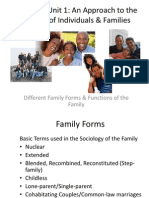 Different Family Forms Functions of The Family