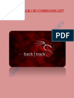 Backtrack Commands List