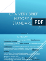 C Programming History and Standards