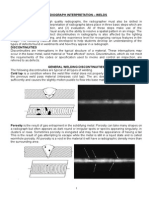 Radiograph Interpretation - Welds