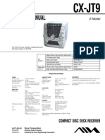 Aiwa Sony Manual de Serviço Cx-jt9 Jandui