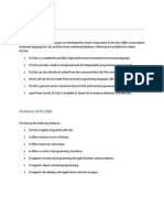 PL-SQL - Notes