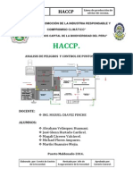 Tarea de Control Haccp