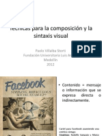 Técnicas para La Composición y La Sintaxis Visual TEORIA IMAGEN
