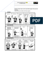 FIBA Officiating Signals