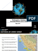 Perforación y Voladura en Sociedad Minera Cerro Verde