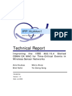 Improving The IEEE 802.15.4 Slotted CSMA CA MAC For Time Critical Events in Wireless Sensor Networks