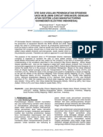 Jurnal Tugas Akhir - Implementasi Lean Manufacturing Dalam Meminimasi Waste Pada Lantai Produksi