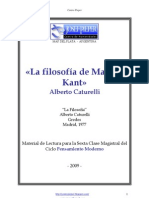 Alberto Caturelli - La Filosofía de Manuel Kant