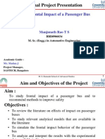 Study of Frontal Impact of Passenger Bus