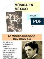 FICHA 26. LA MÚSICA EN MÉXICO (Siglos XIX y XX)