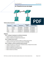 2.3.3.4 Lab - Building A Simple Network RESUELTO