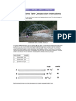 Geodesic Dome Tent Construction Instructions